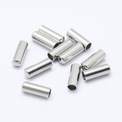 Tarnish Resistant 304 Stainless Steel Cord End Caps
