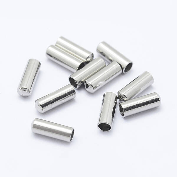 Tarnish Resistant 304 Stainless Steel Cord End Caps