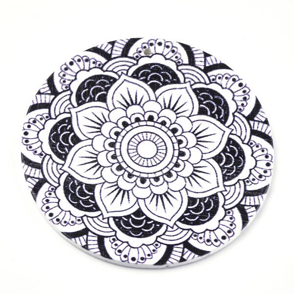 Printed Wooden Big Pendants