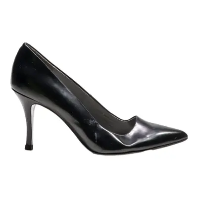 GERARD DAREL Pump Heels Black Leather Womens UK 5