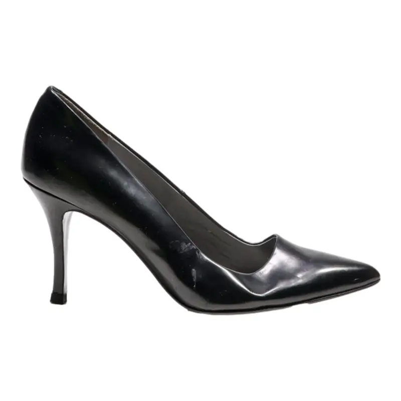 GERARD DAREL Pump Heels Black Leather Womens UK 5