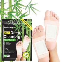 Audozava Deep Cleansing Foot Pads - 2 IN 1 Foot Patch with Natural Ginger Powder & Bamboo Vinegar for Pain Relief & Relaxatio...