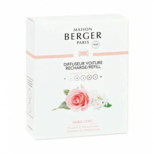 Maison berger paris Replacement refill for Chic Paris car diffuser (2 pieces)