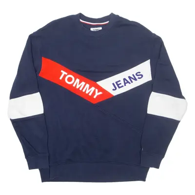 TOMMY HILFIGER Mens Sweatshirt Blue M