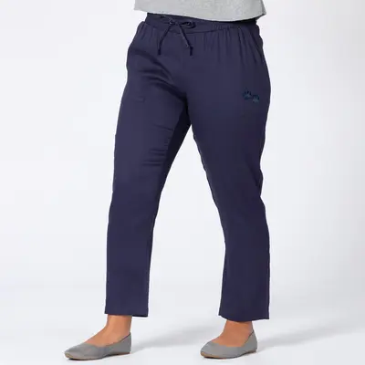 Paw Print Lightweight Ankle Pants - 3X
