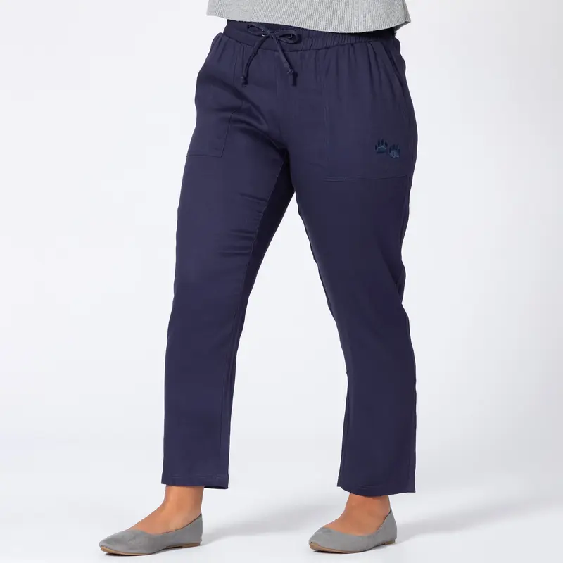 Paw Print Lightweight Ankle Pants - 3X
