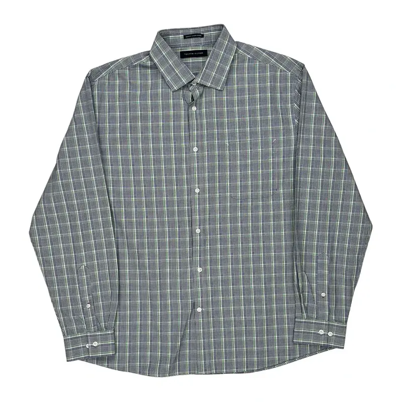 Slim Fit Tommy Hilfiger Checked Shirt - XL Blue Cotton