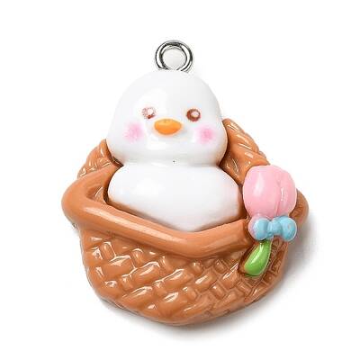 Cute Opaque Resin Pendants