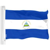 G128 Nicaragua Nicaraguan Flag | 3x5 Ft | LiteWeave Pro Series Printed 150D Polyester | Country Flag, Indoor/Outdoor, Vibrant...