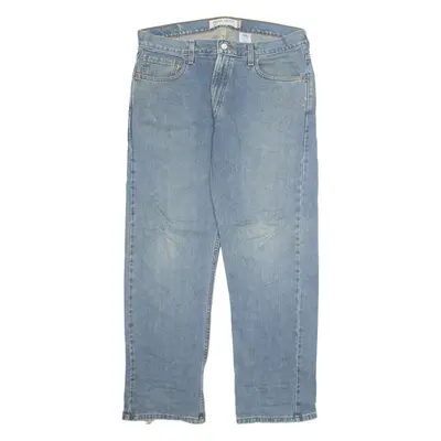 LEVI'S 505 Jeans Mens Blue Regular Straight Stone Wash W36 L30