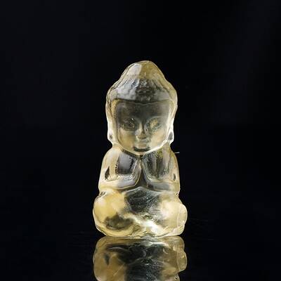 Natural Citrine Sculpture Display Decorations