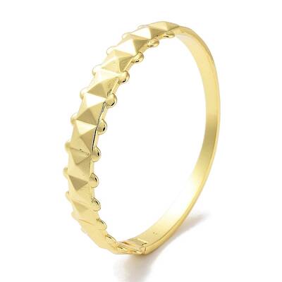 Square Brass Hinged Bangles for Women
