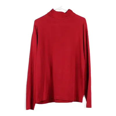 Tommy Jeans Rollneck - Large Red Cotton