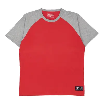 Champion T-Shirt - Medium Red Cotton