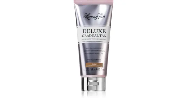 Loving Tan Deluxe Gradual Tan nourishing body milk to enhance the tan color Dark 150 ml