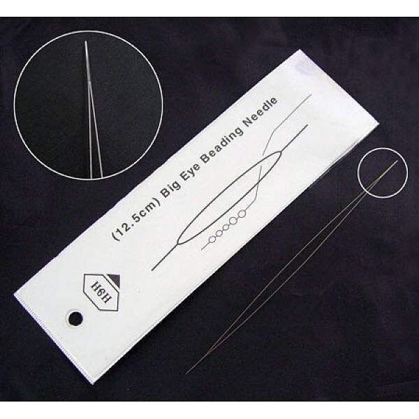 Tarnish Resistant Big Eye Beading Needle