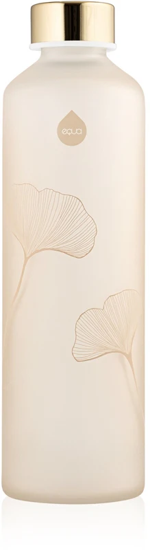 Equa Mismatch Ginkgo Glass Water Bottle 750ml