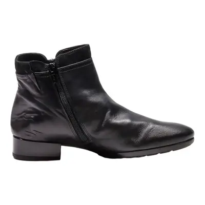 GABOR Ankle Boots Black Leather Womens UK 5