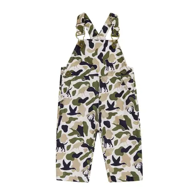 Baby Boy Overalls Romper Camouflage Print Sleeveless Jumpsuit Suspender Pants for Kids Toddler