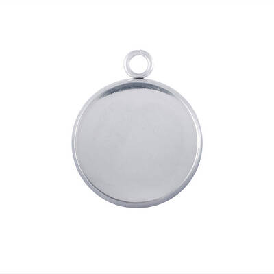 Non-Tarnish 304 Stainless Steel Pendant Cabochon Settings
