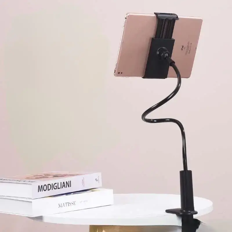 Adjustable Desktop Phone Holder, Universal Storage Holder for Phone & Tablet, Durable Alloy Tablet Mount for Live-streaming &...