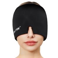 【dealsforyoudays】Migraine Headache Relief Cap, Gel lce Head Wrap for Tension and Stress Relief.Suitable for Home breaks, ...