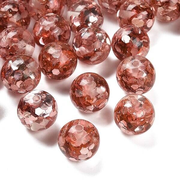 Transparent Resin with Paillette Beads