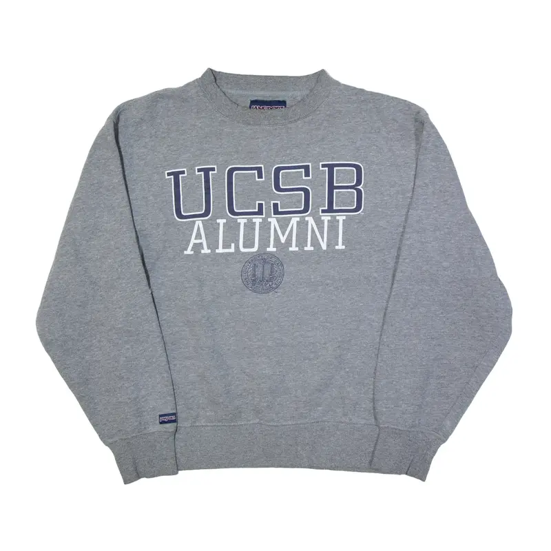 JANSPORT University Of California Santa Barbara Alumni USA Sweatshirt Grey Mens S