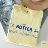 Comfort Colors Salted Butter T-Shirt – Funny Baking Shirt for Women, Comfort Colors Oversized Tee, Trendy Summer Outfit, Cu...