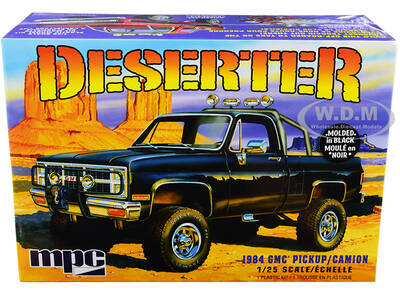 Skill 2 Model Kit 1984 GMC Pickup Truck (Molded in Black) \