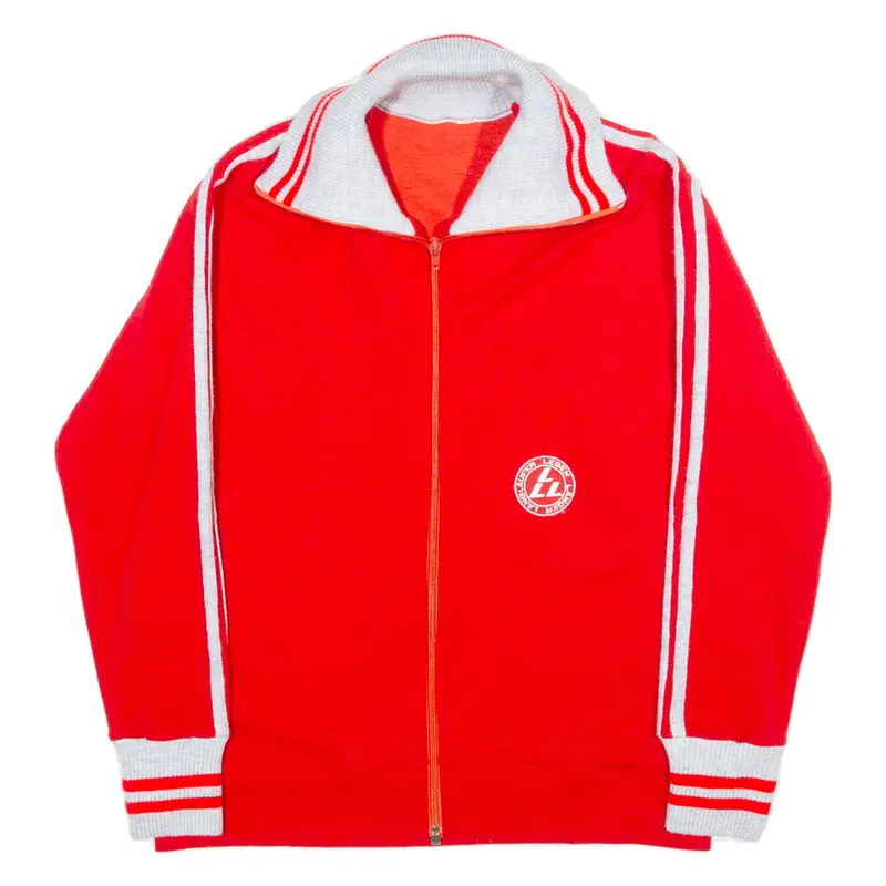 LANGLAUFER Womens Track Jacket Red S