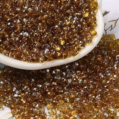 Spray Painted Glass Seed Beads