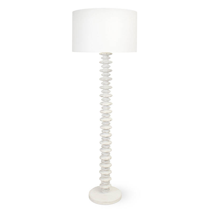 Fishbone Floor Lamp (White)