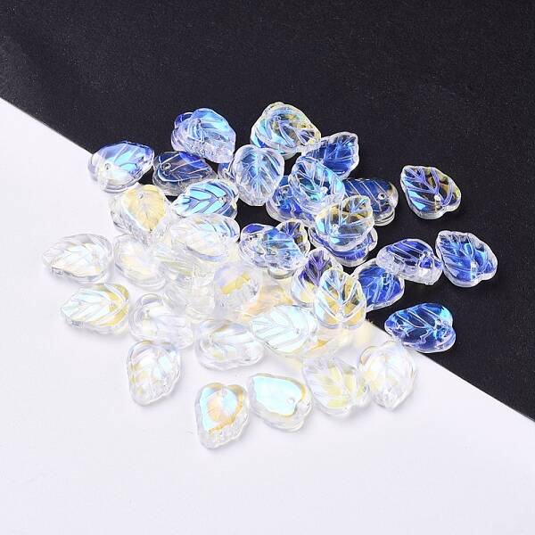 Electroplated Transpaprent Glass Pendants