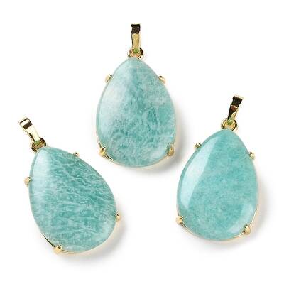Natural Amazonite Pendants