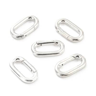 925 Sterling Silver Spring Gate Rings
