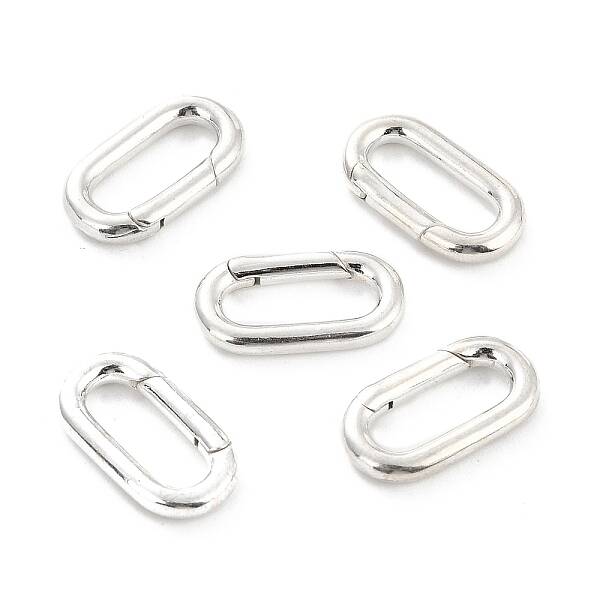 925 Sterling Silver Spring Gate Rings