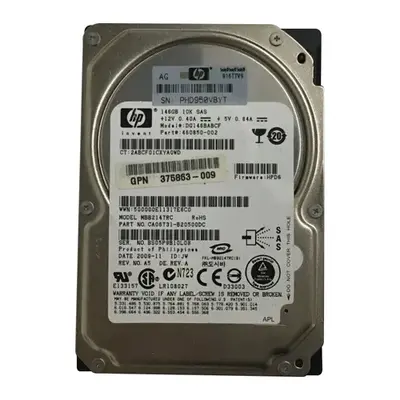 375863-009 HP 146GB 3Gb/s SAS 10000 2.5-inch Hard Drive
