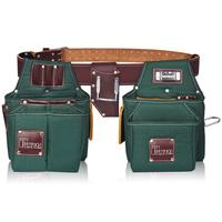 TRUTUCH Nylon and Leather Tool Belt with 24 Pockets for Carpenters and Electricians