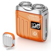 2025 Upgrade R-19 Luggage Electric Shaver, Mini Shavers for Men, Beard Shaver Suitcase Design, Electric Portable Shaver Razor...