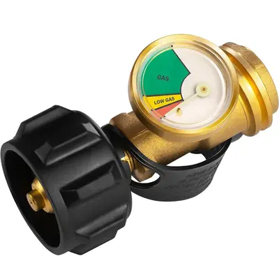 Propane Tank Gauge, Propane Level Indicator for 5-40LB Tanks, Perfect for RV Camper, Propane Heater, Fire Pit, Gas Grill and ...