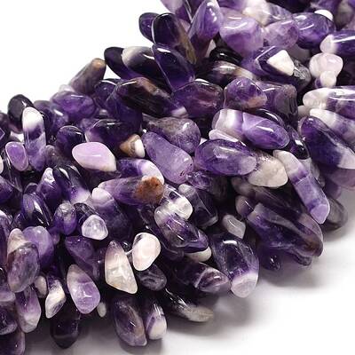 Natural Amethyst Nuggets Bead Strands