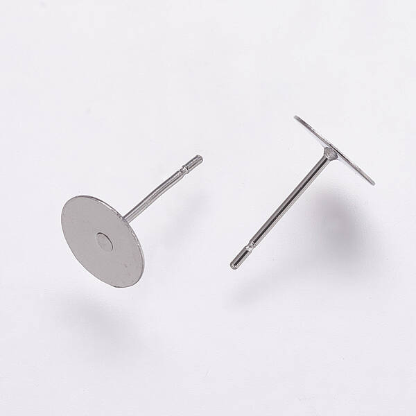 Non-Tarnish 304 Stainless Steel Stud Earring Settings