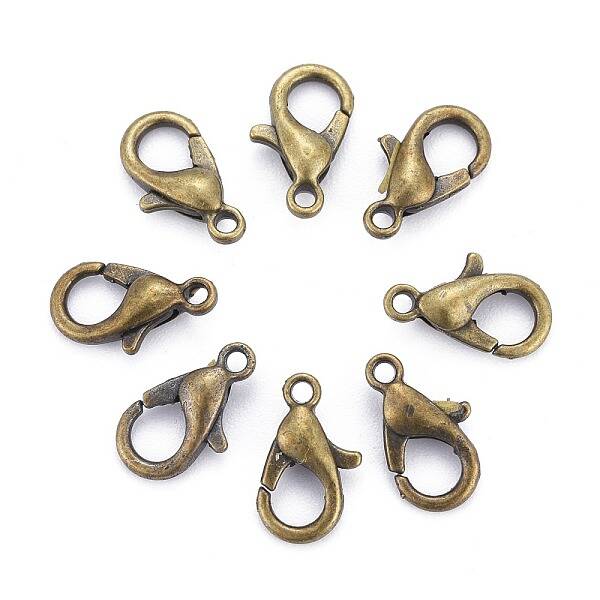 Zinc Alloy Lobster Claw Clasps