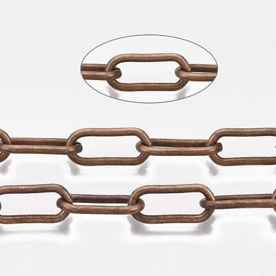 Unwelded Iron Paperclip Chains