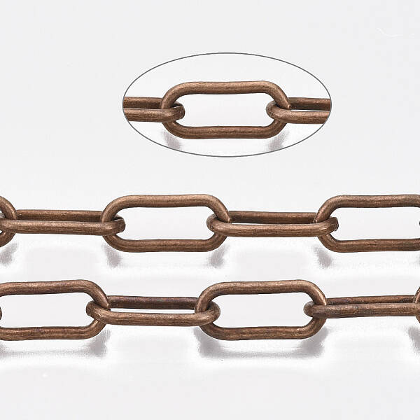 Unwelded Iron Paperclip Chains