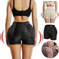 Women's buttocks underwear reinforcement pads hip-lifting panties thickened buttocks Shapewear Black Sexy Waistband