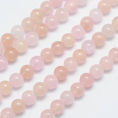 Natural Morganite Bead Strands