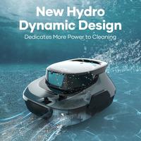 Scuba SE, AIPER Cordless Automatic Pool Vacuum Cleaner, with Auto- Parking, Lightweight, Ideal for Above Ground Flat Pool up ...