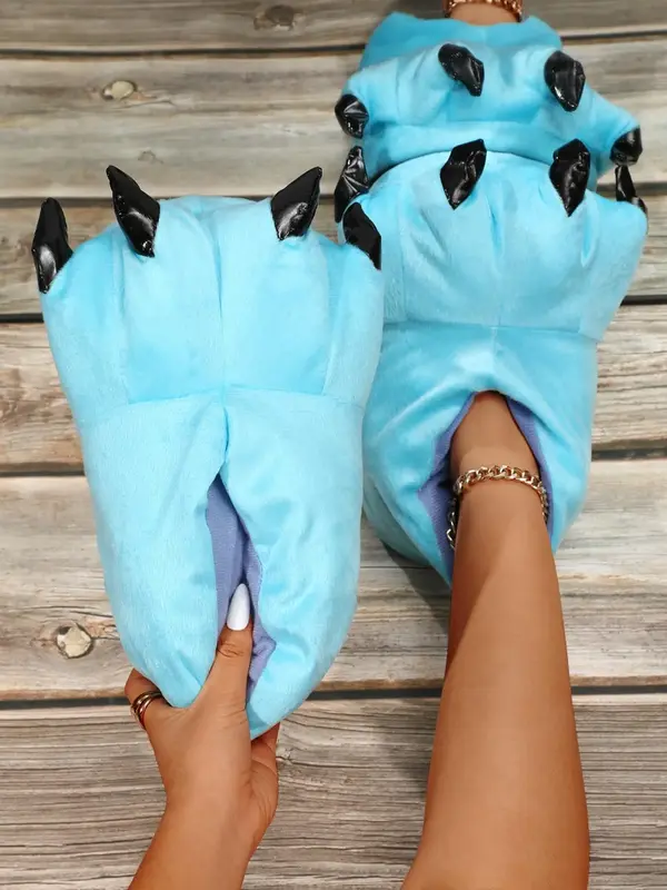 Women's Novelty Funny Paw Home Slippers, Trendy Soft Comfortable Slippers, Silent Non-slip Cozy Slides for Women, Platform Ma...